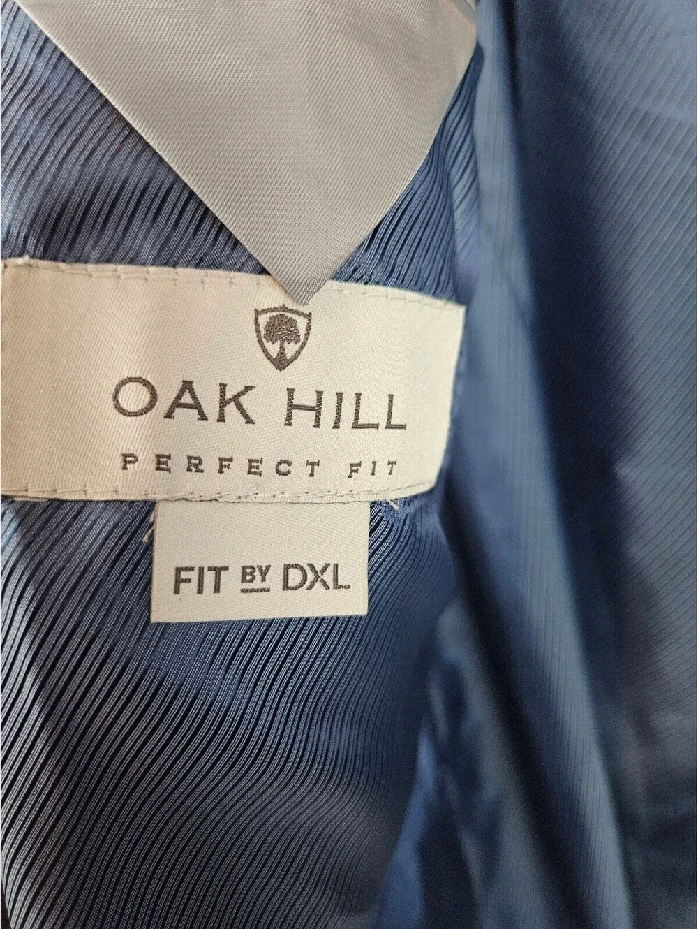 Oak Hill Perfect Fit Gray Men's Suit Jacket 52 R Regular